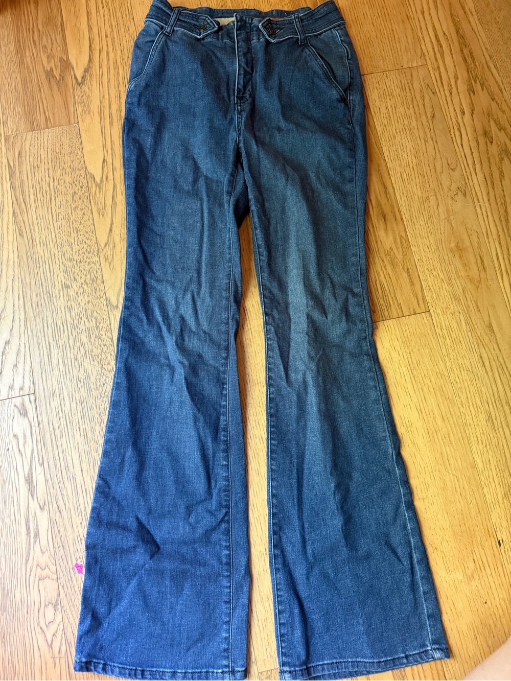 Pilcro Dark Blue Flare Jeans